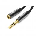 Cáp loa nối dài 1-1 1.5MET UGREEN 10593 Jack Audio, 3.5mm Đầu Đực Sang 3.5mm Đầu Cái, Hàng Chính Hãng