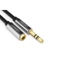 Cáp loa nối dài 1-1 1.5MET UGREEN 10593 Jack Audio, 3.5mm Đầu Đực Sang 3.5mm Đầu Cái, Hàng Chính Hãng