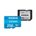 Thẻ nhớ MicroSDXC 256GB KIOXIA (LMEX1L256GG2/G4) UHS-I C10 100MB/S, kèm adapter SD
