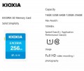 Thẻ nhớ MicroSDXC 256GB KIOXIA (LMEX1L256GG2/G4) UHS-I C10 100MB/S, kèm adapter SD