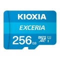 Thẻ nhớ MicroSDXC 256GB KIOXIA (LMEX1L256GG2/G4) UHS-I C10 100MB/S, kèm adapter SD