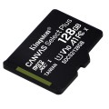 Thẻ nhớ MicroSD 128GB KINGSTON (SDCS2/128GB) Canvas Select Plus Class 10 U1 100MB/s, kèm Adapter SD