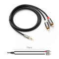 Dây Loa Audio 1 đầu 3,5 mm ra 2 đầu bông sen (RCA) dài 1,5m UGREEN 80847 - Hàng Chính Hãng