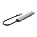 Bộ Chia Type C ra 4 cổng USB 3.0 và 2.0 Orico AH-13-GY-BP (Xám, cáp 15cm)