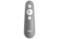 Bút Trình Chiếu Logitech R500S màu xám, kết nối không dây 2 chế độ Wireless 2.4GHz Hoặc Bluetooth, Laser đỏ, Hàng chính hãng, Bảo hành 12 Tháng 