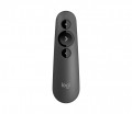 Bút Trình Chiếu Logitech R500S màu đen, kết nối không dây 2 chế độ Wireless 2.4GHz Hoặc Bluetooth, Laser đỏ, Hàng chính hãng, Bảo hành 12 Tháng 