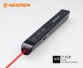 Bút Trình Chiếu Newmen P026 Màu Đen, laser màu đỏ, kết nối không dây 2.4G 
