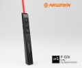 Bút Trình Chiếu Newmen P026 Màu Đen, laser màu đỏ, kết nối không dây 2.4G 