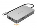 Đầu chuyển HYPERDRIVE HDM1H, USB-C 10-IN-1, Dual 4K HDMI (2 màn hình), hàng chính hãng bảo hành 24 tháng