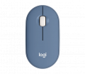 Chuột không dây Bluetooth Logitech Pebble M350, hạn chế tiếng ồn khi sử dụng, màu xanh