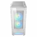 Vỏ case Cougar Duoface RGB White (E-ATX, 2 tùy chọn mặt trước, Sẵn 3 fan RGB, Max 5 fan, Rad 280)