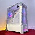 Vỏ case Cougar Duoface RGB White (E-ATX, 2 tùy chọn mặt trước, Sẵn 3 fan RGB, Max 5 fan, Rad 280)