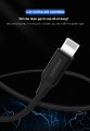 CÁP USB-A TO LIGHTNING PISEN ANTI FRACTURE AL17-1800 (màu đen,1m8, 2.4A)