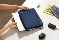 Túi chống sốc cao cấp bảo vệ 360 độ TOMTOC (USA) PROTECTIVE MACBOOK PRO 14 INCH NAVY BLUE A13D2B2