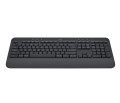 Bàn Phím Không Dây Logitech K650 Signature Black (USB LogiBolt 2.4, Bluetooth 5.1, Có chỗ kê tay)