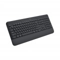 Bàn Phím Không Dây Logitech K650 Signature Black (USB LogiBolt 2.4, Bluetooth 5.1, Có chỗ kê tay)