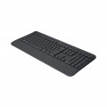 Bàn Phím Không Dây Logitech K650 Signature Black (USB LogiBolt 2.4, Bluetooth 5.1, Có chỗ kê tay)