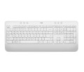 Bàn Phím Không Dây Logitech K650 Signature White (USB LogiBolt 2.4, Bluetooth 5.1, Có chỗ kê tay)