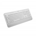 Bàn Phím Không Dây Logitech K650 Signature White (USB LogiBolt 2.4, Bluetooth 5.1, Có chỗ kê tay)