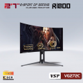 Màn Hình Cong VSP 27 inch VG272C ESport Gaming (165 Hz, 1800R, Full HD, HDMI, DP)