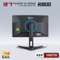 Màn Hình Cong VSP 27 inch VG272C ESport Gaming (165 Hz, 1800R, Full HD, HDMI, DP)