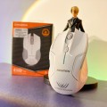 Chuột Không Dây Newmen E500 Màu Trắng (Wireless 2.4G, 1600DPI, Pin AA)