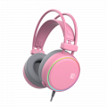 Tai Nghe choàng đầu có dây ZIDLI FCORE FH11U Pink (7.1, RGB, USB) Hàng chính hãng, bảo hành 12 tháng