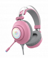 Tai Nghe Trùm Tai Gaming ZIDLI SH320V PINK (USB 7.1, RGB)