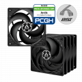 Combo 5 Fan Case ARCTIC P12 PWM PST Black (ACFAN00137A)