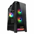 Vỏ case Cougar Duoface RGB Black (E-ATX, 2 tùy chọn mặt trước, Sẵn 3 fan RGB, Max 5 fan, Rad 280)