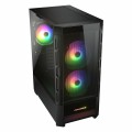 Vỏ case Cougar Duoface RGB Black (E-ATX, 2 tùy chọn mặt trước, Sẵn 3 fan RGB, Max 5 fan, Rad 280)