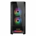 Vỏ case Cougar Duoface RGB Black (E-ATX, 2 tùy chọn mặt trước, Sẵn 3 fan RGB, Max 5 fan, Rad 280)