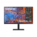 Màn Hình Đồ Họa Cao Cấp 4K SAMSUNG ViewFinity LS27B800PXEXXV (27inch, IPS, 60Hz, 5ms,400cd/m2, sRGB 100%, HDMI, DP, USB-C, LAN, chân đế Xoay, nâng hạ)