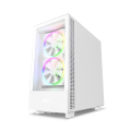 Vỏ Case NZXT H5 Elite White (Mid Tower, ATX, Sẵn 3 Fan, Max 6 Fan)