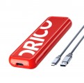 Hộp đựng ổ cứng SSD M2 Sata Orico (CPM2C3-RD) (2230/2242/2260/2280/Type C/đỏ)