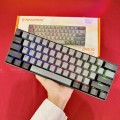 Bàn phím Cơ Newmen GM610 Grey Dual Mode Brown Switch (61 Key, RGB Led, Hotswap, BT5.0)
