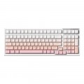 Bàn Phím Cơ FL-Esports FL100CPM Sakura Pink FLCMMK Ice Pink Switch (Type C, Bluetooth, Wireless 2.4Ghz)