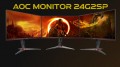 Màn hình Gaming AOC 23.8 inch 24G2SP/7 (Tấm nền IPS, Full HD, Tần số quét 165Hz, 1ms, độ sáng 300cd/m2, HDR, VGA, HDMI, DisplayPort) Hàng chính hãng, bảo hành 36 Tháng 