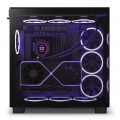 Vỏ Case NZXT H9 Elite All Black (ATX, 3 mặt cường lực, Sẵn 4 Fan, Max 10 Fan, USB-C 20Gbps, Rad 360)