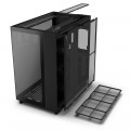 Vỏ Case NZXT H9 Elite All Black (ATX, 3 mặt cường lực, Sẵn 4 Fan, Max 10 Fan, USB-C 20Gbps, Rad 360)