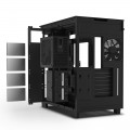 Vỏ Case NZXT H9 Elite All Black (ATX, 3 mặt cường lực, Sẵn 4 Fan, Max 10 Fan, USB-C 20Gbps, Rad 360)