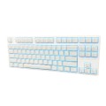 Bàn phím cơ E-DRA EK387L White Huano Blue switch, 87 phím, Blue LED