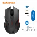 Chuột Không Dây Newmen D500 Black (Bluetooth 5.0, 2.4GHz)