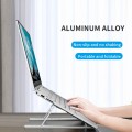 Giá đỡ Macbook, Laptop KAKUSIGA KSC-552 gấp gọn, nhôm siêu nhẹ, chống trượt, màu bạc - Hàng chính hãng 