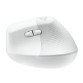 Chuột Không Dây Công Thái Học Logitech Lift Vertical, Màu Trắng (Logi Bolt + Bluetooth, 4000 DPI, Quiet clicks, Pin 24 tháng)