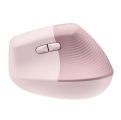 Chuột Không Dây Công Thái Học Logitech Lift Vertical, Màu Hồng (Logi Bolt + Bluetooth, 4000 DPI, Quiet clicks, Pin 24 tháng)