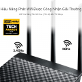 Bộ phát sóng wifi ASUS RT-AC53 (Chuẩn AC750, 2 băng tần, 3 anten) Hàng chính hãng, bảo hành 24 tháng 