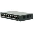 Switch APTEK SG1080 8 Port 10/100/1000Mbps Gigabit, vỏ thép màu xám