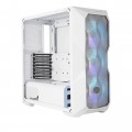 Vỏ Case Cooler Master MasterBox TD500 Mesh White ARGB (Mid Tower, E-ATX, Mặt lưới trước, Sẵn 4 fan, Max 7 Fan)