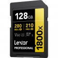 Thẻ nhớ SDXC 128GB Lexar Professional 1800x UHS-II, U3, V60 (GOLD Series) (LSD1800128G-BNNNG)